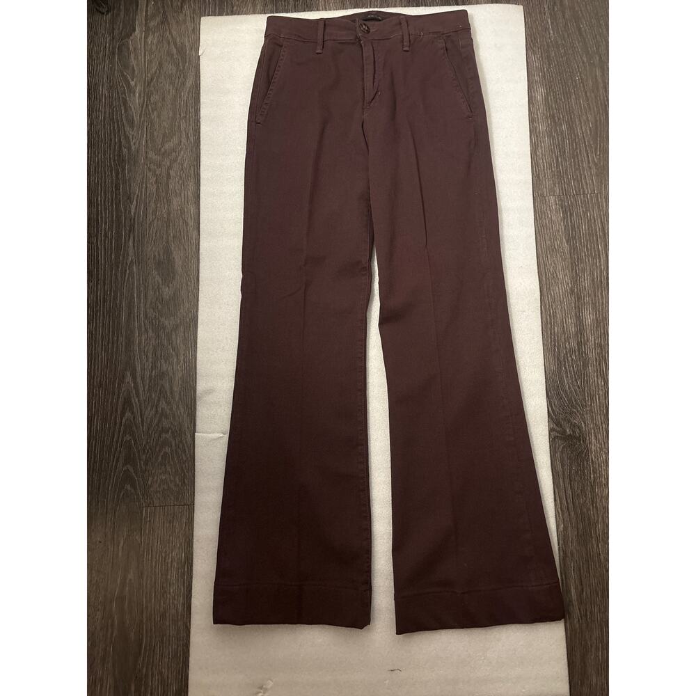 Joe’s Jeans Purple Wide Leg Trouser 26 Corporate Siren Classic Preppy Work Wear